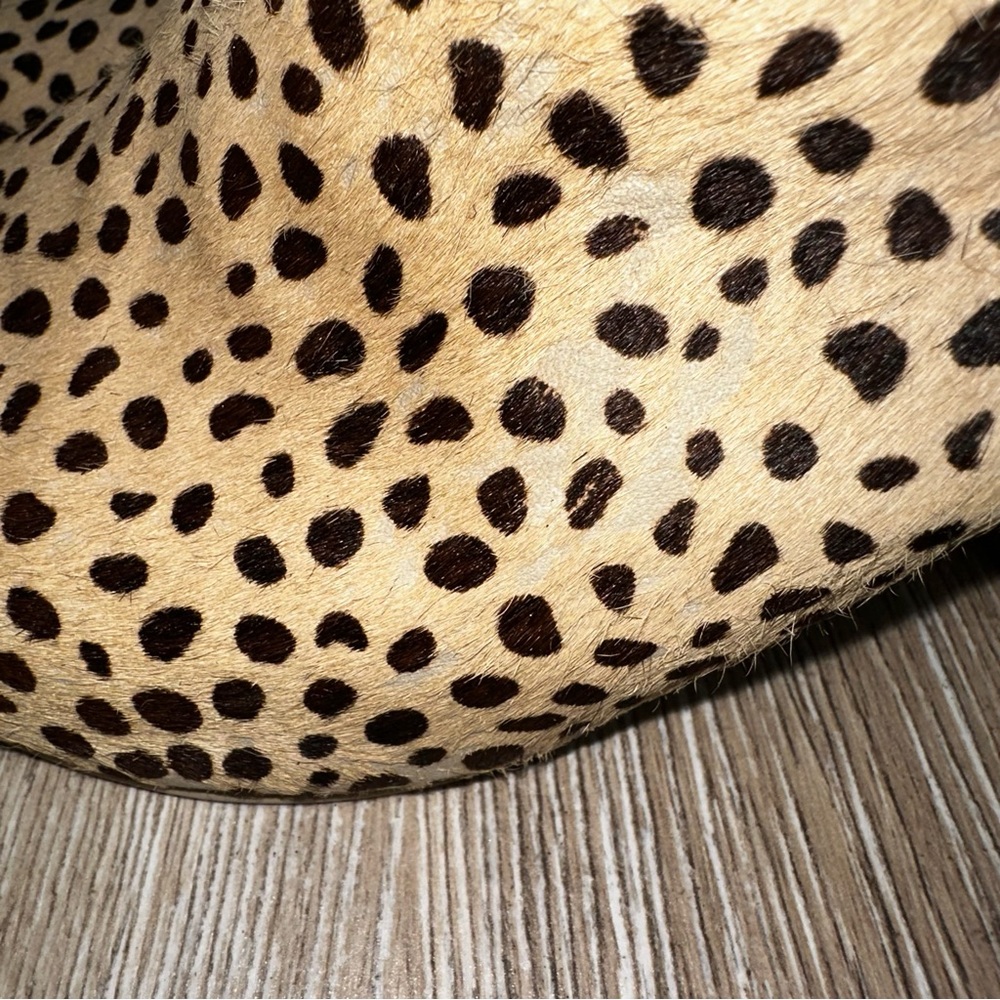 Dolce Vita Women’s Elmo Leopard Calf Hair Pointed Toe Slides Preppy Brown SZ 10 - Picture 6 of 15